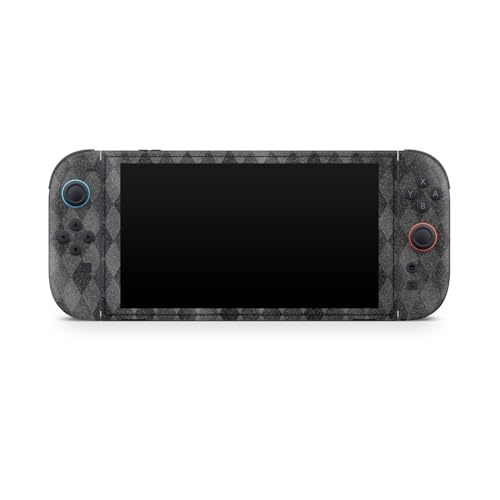 Glossy Glitter Gaming Skin Compatible with Nintendo Switch 2 Console Only - Black Argyle - Premium 3M Vinyl Protective Wrap Decal Cover - Easy to Apply | Crafted in The USA by MightySkins - color: Black Argyle, size: Switch 2 Console Skin Only, style: Glo