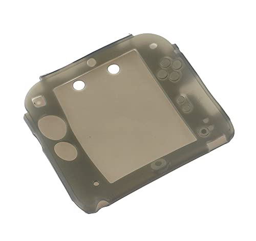 Protective Soft Silicone Rubber Gel Skin Case Cover for 2DS Controller (Gray) - color: Gray