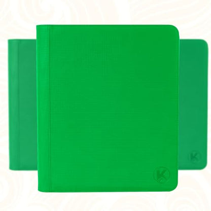 Top loader Binder - Holds 324+ Top Loaders for Cards, 9 Pocket Top Loader Binders with Sleeves for 3" x 4" Rigid Card Holders for Baseball, Football and other Cards (Hight Green) - color: Hight Green