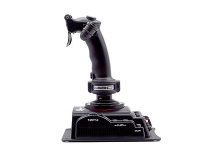 Gladiator Pro Joystick, Flight Simulator Controller Stick - PC Mac Linux