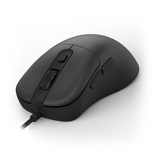 Redragon Wired Gaming Mouse, Lightweight Ergonomic Optical Mouse, 5 Adjustable DPI Up to 24000, 6 Programmable Buttons, Soft Braided Cable for Windows PC Gamers & Laptop - Black