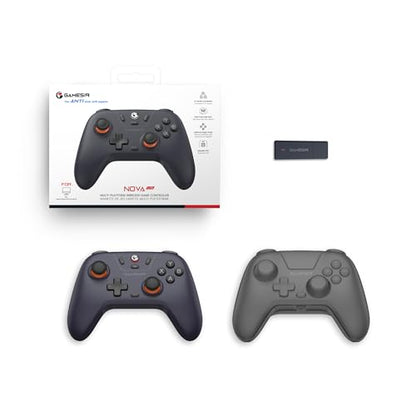 GameSir Nova Lite Wireless Controller – 2.4G & Bluetooth Gamepad for Windows PC, iPhone, Android, Switch & Steam Deck – Hall Effect Triggers, Turbo Function, Rumble Vibration (Space Purple) - color: Space Purple