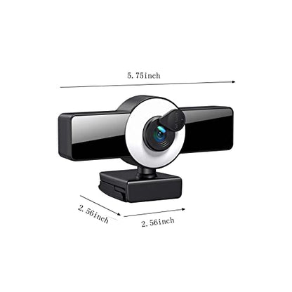 Streaming Camera Hd 1080p 30fps Webcam with Light Fast Auto Focus USB Pc Camera Webcam for Pc Gaming Camera Computer Camera Web Camera for Desktop Computer Streaming Accessories for Zoom Meeting Live