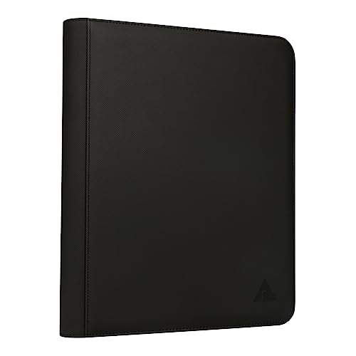 Top loader Binder, Holds 432 Top Loaders, 9 Pockets Top Loader Binder with Sleeves for Cards in 3'' x 4'' Top loaders - color: Black