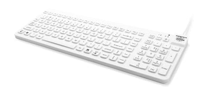 Man & Machine Really Cool Keyboard, Sealed Waterproof - White - color: White