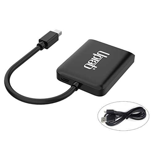 Mini DisplayPort to Dual HDMI 4K@60Hz Adapter Multi-Stream Transport (MST) Hub, DP to 2X HDMI 2.0