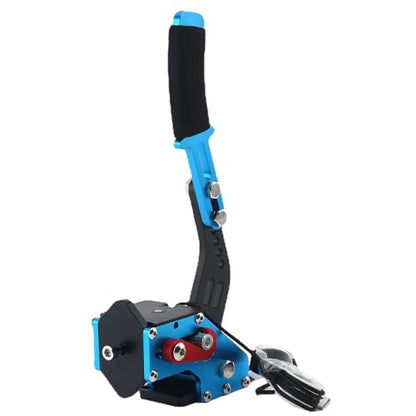 64Bit PC Racing Game USB Handbrake with Clamp for Sim Racing Games Handbrake Compatible with Logitech G27 G29 G920 G923 T500 T300 Simulate Linear Handbrake(blue) - color: BLUE, size: Without holder
