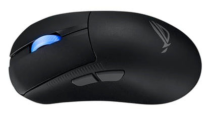 ASUS ROG Keris II Ace Wireless Gaming Mouse – Right-Handed Ergonomic, 54g, Tri-Mode Connectivity, 42K DPI, up to 107Hr Battery, PC/Mac Support - Black - color: Black, style: Keris II Ace