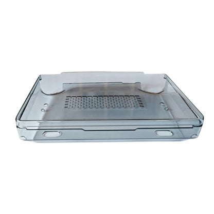Semiconductor Cooling Fan Full Protections Protective Case with Heatsink Game Console Case Protector Protective Cover - color: Transparent blue