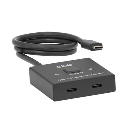 Club 3D CSV-2511 USB-C Bi-Directional Video 8k 60Hz+ Data + PD Switch |