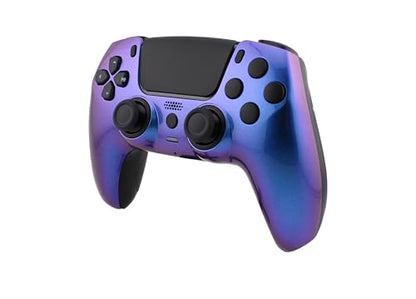 Crazy Controllerz Custom Wireless Controller for PS5 with Z-Touch™ Seamless Color Shift Front Shell and Z-Grip™ Comfort Zones - Crazy Chameleon - color: CRAZY CHAMELEON