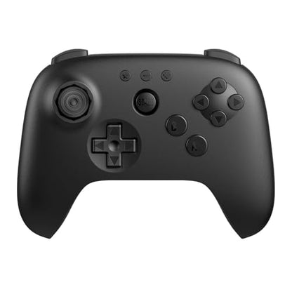 8BitDo 64 Bluetooth Controller for Analogue 3D, Switch 1/2, Windows&Android | Hall Effect Joystick, Turbo, Vibration - Black - color: Black