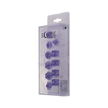 Ultra PRO - Eclipse 11 Dice Set (Royal Purple) - Great Dice Set for All Kinds of Card Games and Board Games Such As, DND, MTG, and RPG - UP Your Game with Ultra PRO - color: Royal Purple