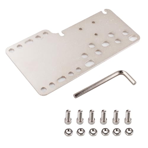 RASTP PC USB Handbrake Plate For SIM Racing Games Logitech G27 G25 G29 T500 T300(ONLY Plate),Sliver - color: Style A-Sliver