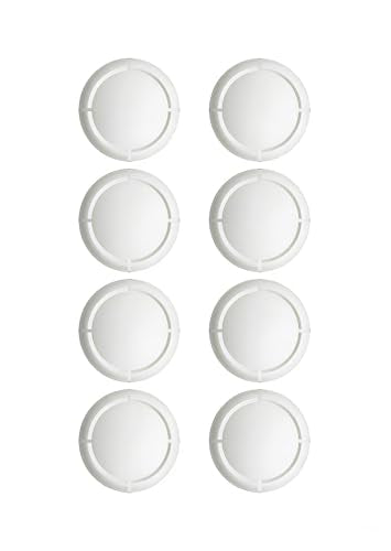 Ferkurn Joystick Replacement Cap Thumb Grip for Switch OLED & Switch Lite, Joystick Grip Button Stick Cover 3D Analog Cap Skin Replacement Part Repair Kit Accessories, 8 PCS - color: White