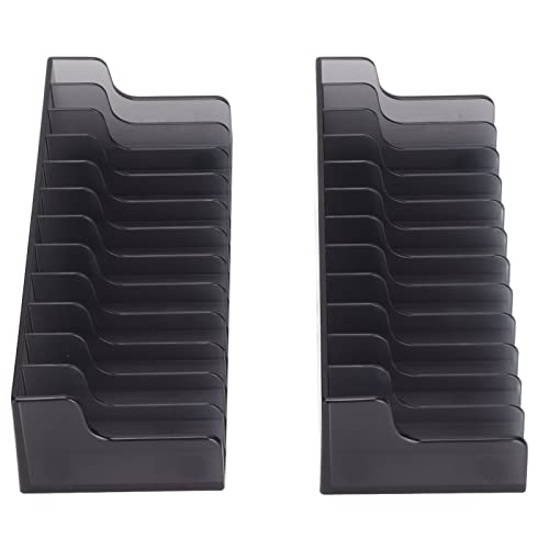 Estink Game Card Storage Stand 24-Slot ABS Tabletop Display Rack | Durable plastic , holds 12 cartridges and 12 discs, compact media shelf, fits Switch and Lite gaming setups,