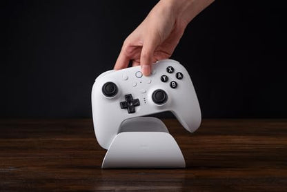 8BitDo Ultimate 2 Bluetooth Controller for Switch/Switch 2 & Windows PC, Switch Pro Controller with TMR Joysticks, Switchable Hall Effect/Tactile Triggers, Vibration and Motion Control - White - color: White, style: Ultimate 2 Bluetooth