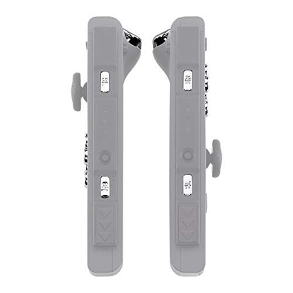 eXtremeRate DIY Full Set Buttons for Nintendo Switch & Switch OLED, Chrome Silver Glossy Replacement Buttons for JoyCon, ABXY Direction Keys SR SL L R ZR ZL + - Home Capture Trigger Buttons Springs - color: Chrome Silver