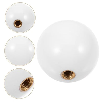 VICASKY Plastic Ball Head Rocker Joystick Handle Game Stick Ball Head Replacement for Arcade Kit - color: White