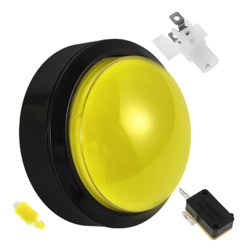 Cabilock Illuminated Button Push Button Start Lever Game Machine Replacement Arcade Push Cover