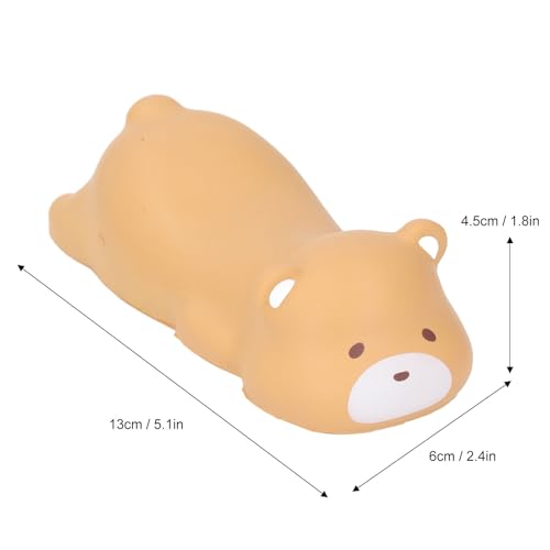Adorable Animal PU Gel Wrist Rest for Keyboard Soft Support Cushion to Reduce Strain at Desk Brown - size: Brown Bear