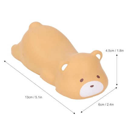Adorable Animal PU Gel Wrist Rest for Keyboard Soft Support Cushion to Reduce Strain at Desk Brown - size: Brown Bear