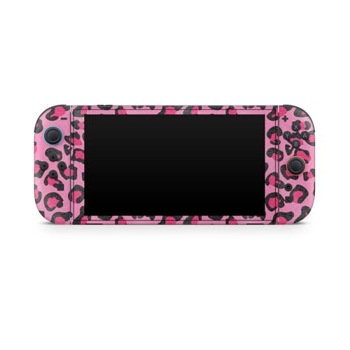 Glossy Glitter Gaming Skin Compatible with Nintendo Switch 2 Console Only - Pink Leopard - Premium 3M Vinyl Protective Wrap Decal Cover - Easy to Apply | Crafted in The USA by MightySkins - color: Pink Leopard, size: Switch 2 Console Skin Only, style: Glo