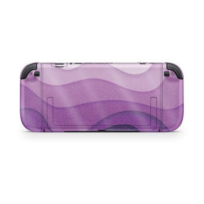 Glossy Glitter Gaming Skin Compatible with Nintendo Switch 2 Console Only - Papercraft Purple - Premium 3M Vinyl Protective Wrap Decal Cover - Easy to Apply | Crafted in The USA by MightySkins - color: Papercraft Purple, size: Switch 2 Console Skin Only,