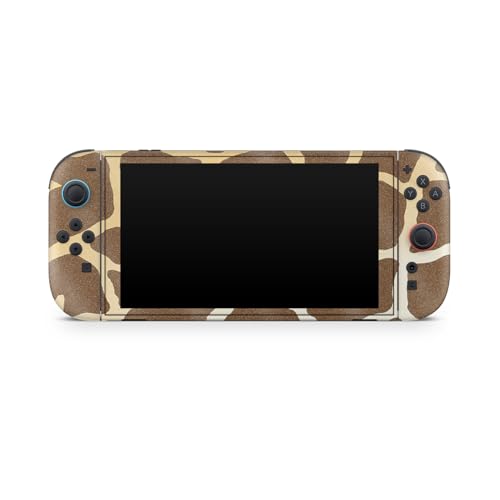 Glossy Glitter Gaming Skin Compatible with Nintendo Switch 2 Console Only - Giraffe - Premium 3M Vinyl Protective Wrap Decal Cover - Easy to Apply | Crafted in The USA by MightySkins - color: Giraffe, size: Switch 2 Console Skin Only, style: Glossy Glitte