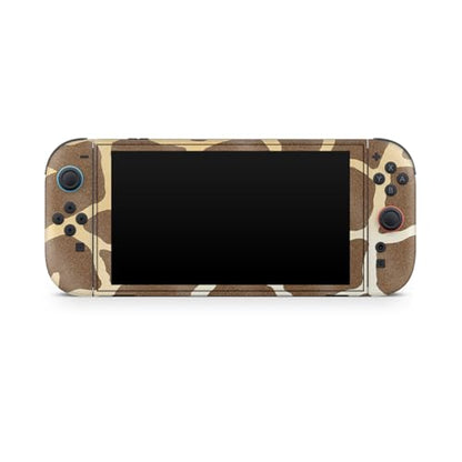 Glossy Glitter Gaming Skin Compatible with Nintendo Switch 2 Console Only - Giraffe - Premium 3M Vinyl Protective Wrap Decal Cover - Easy to Apply | Crafted in The USA by MightySkins - color: Giraffe, size: Switch 2 Console Skin Only, style: Glossy Glitte