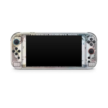 Glossy Glitter Gaming Skin Compatible with Nintendo Switch 2 Console Only - Monroe Currency - Premium 3M Vinyl Protective Wrap Decal Cover - Easy to Apply | Crafted in The USA by MightySkins - color: Monroe Currency, size: Switch 2 Console Skin Only, styl