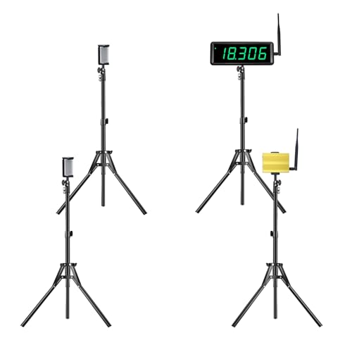 Sprint Timer for Track Wireless Race Clock, Stopwatch for Speed Training, Adjustable Tripod Precision Laser Racing Time（Taller Tripod） - style: Taller Tripod
