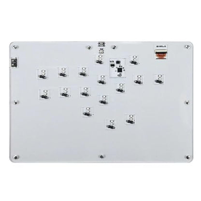 Arcade Stick 16Keys All-Button Gamerfinger with Turbo Functions & Custom RGB,Arcade Controller Street Fight for PC/PS3/PS4/Switch/Steam Game Keyboard-Supports Hot Swap & SOCD