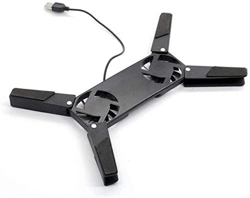 USB Cooling Fan Portable Convenient Notebook Cooler Cooling Pad Stand Double Fans for Notebook Laptop ?