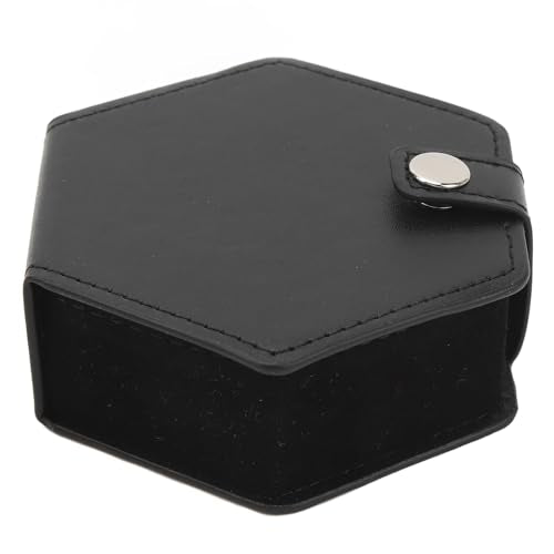 Portable PU Leather Dice Tray with Removable Slotted Insert Sponge Lined Dice Box Storage Holder Compatible with Board Game Accessories