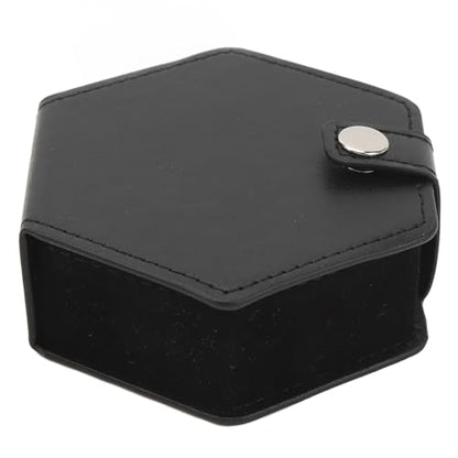 Portable PU Leather Dice Tray with Removable Slotted Insert Sponge Lined Dice Box Storage Holder Compatible with Board Game Accessories