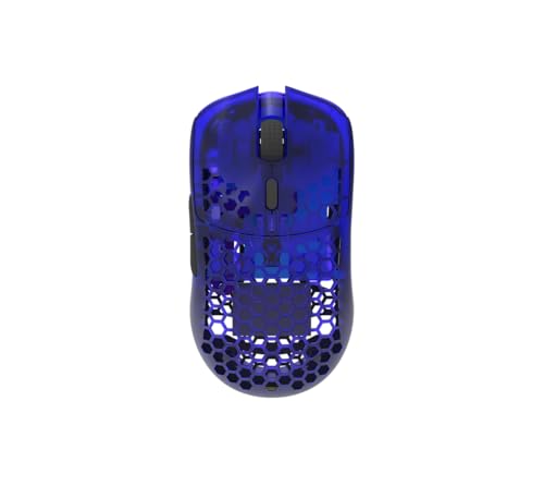 G-Wolves HTX ACE Wireless Gaming Mouse (Honeycomb, Sapphire Blue) - color: Sapphire Blue, style: Honeycomb