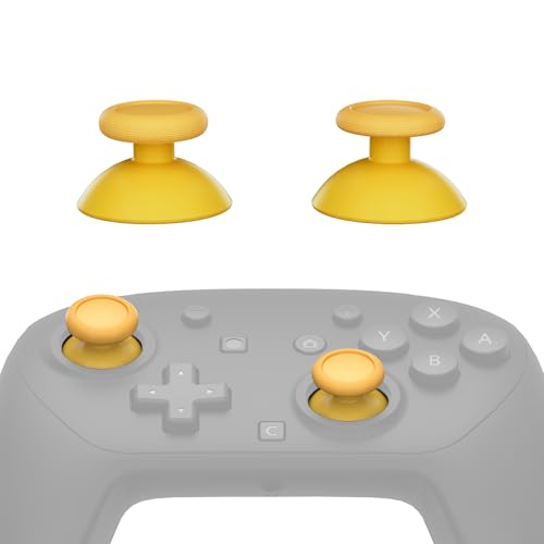 eXtremeRate Replacement 3D Joystick for Nintendo Switch 2 Pro Controller, Left Right Analog Stick Thumbsticks with Screwdriver Tools for Switch 2 Pro Controller, Multi-Colors Options - Yellow - color: Yellow