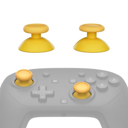 eXtremeRate Replacement 3D Joystick for Nintendo Switch 2 Pro Controller, Left Right Analog Stick Thumbsticks with Screwdriver Tools for Switch 2 Pro Controller, Multi-Colors Options - Yellow - color: Yellow