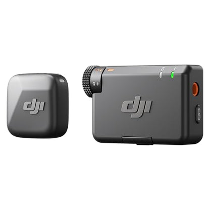 DJI Mic Mini (1 TX + 1 RX), Wireless Lavalier Microphone for iPhone/Camera/Android, Ultralight, Detail-Rich Audio, Noise Cancelling, Automatic Limiting, Vlog, Streaming, 400m Transmission | Noise Cancelling, Automatic Limiting, Wireless Microphone for Cam
