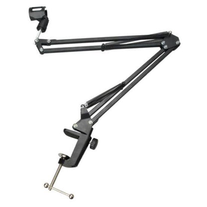 TECHTONGDA Microphone Mounting Bracket Desk Mic Arm Microphone Stand with Desk Mount Mic Suspension Boom for Live Streaming, Gaming, Podcasting, Radio