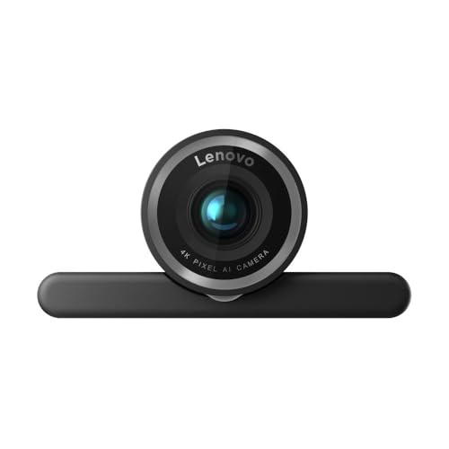 Lenovo QHD Webcam, AI Noise Cancellation and Enhanced Image Quality, 2K Resolution, 2X Digital Zoom, Physical Privacy Shutter, Directional Microphone, Teams Certified, Black - style: QHD