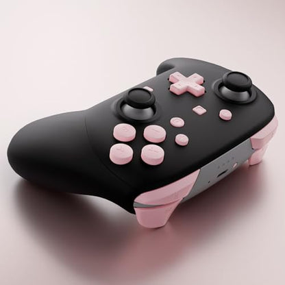 eXtremeRate DIY Replacement Full Set Buttons for Nintendo Switch 2 Pro Controller, Custom ABXY Dpad + - Home Capture Power L R ZR ZL Triggers Sync GL GR Buttons for Switch 2 Pro - Cherry Blossoms Pink - color: Cherry Blossoms Pink