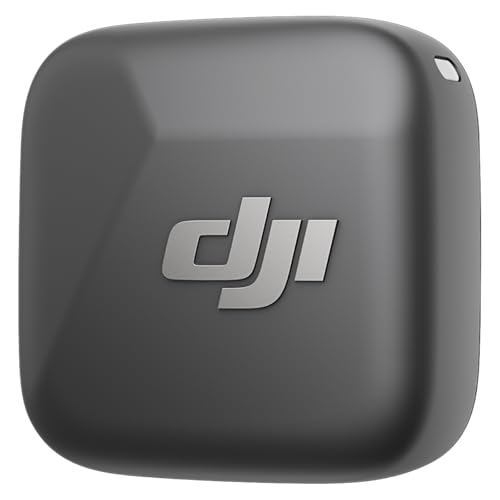 DJI Mic Mini Transmitter (Infinity Black), Ultralight, Wireless Lavalier Microphone Action 5 Pro/Osmo Pocket 3, Noise Cancelling, Wireless Microphone for Camera/iPhone/Android, Vlog, Streaming | DJI OsmoAudio, Noise Cancelling, Wireless Microphone for Cam