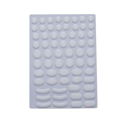 Universal Dot Mouse Skates 64Pcs - PTFE Feet Compatible with Logitech Superlight 2 G502 G305 Razer DeathAdder Viper V3 Pro Smooth White - color: Smooth White