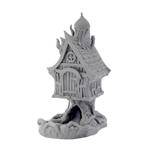 Baba Yaga Dice Tower - Fantasy Gaming Accessory for Board Games, D&D & Tabletop RPGs (Paintable)