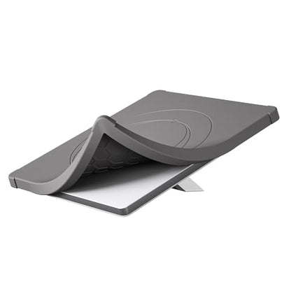 DAIERTEK Starlink Mini Protective Cover Case, Starlink Mini Accessories Silicone Protective Case Satellite Dish Waterproof & Anti-Scratch Cover Perfect for Outdoor Travel RV/Camping(Grey) - color: Gray