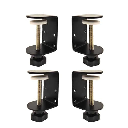 Small C Clamps 2 Inch with 4 Small Holes in the Back, 4-Pack Adjustable Desk C-Clamp for Range 0.39"~2", Versatile Clamp for Brake, Parts Assembly, Fastening, Welding, Woodwork, Metal Work - size: 2 in, style: 4-Pack