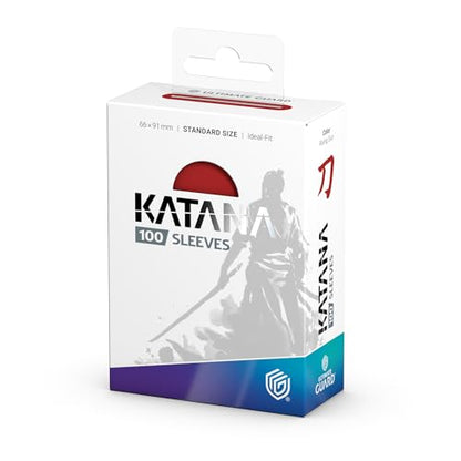 Ultimate Guard Katana Card Sleeves: 100 Standard Size TCG Sleeves, 66 x 91mm, Rising Sun Back, Tournament Quality, No PVC & Acid-Free, High Clarity - color: Rising Sun, size: Standard Size (66 x 91mm)