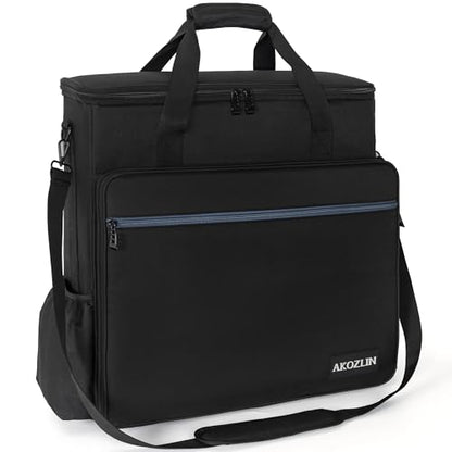 AKOZLIN Padded Mixer Gig Bag DJ Controller Travel Shoulder Bag18 X18 X5.5 DJ Mixer Case - size: 18"X 5.5"X 18"